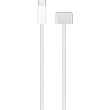 Schitec Usb-C Magsafe 3 Şarj Kablos Örgülü U 2 Metre MacBook Air Pro Uyumlu Gümüş