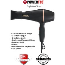 Powertec TR-501 Profesyonel Renkli Fön Makinesi