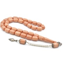 Murty99 Gümüş Kaplama Kamçılı Kapsül Kesim Beyaz Katalin Tesbih