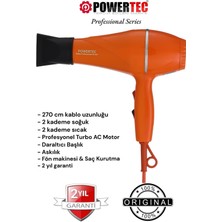 Powertec Profesyonel Turuncu TR-501 Fön Makinesi