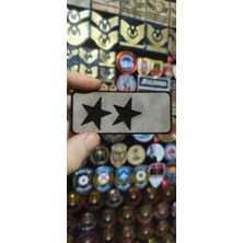 Çukurova Ütü Combat Deri Rütbe Üsteğmen Subay 4x9 cm Cırtlı