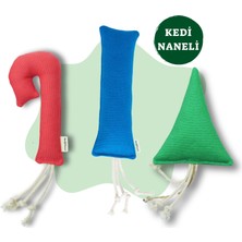 Pet And Planet Yeni Yıl Kedi Oyuncağı Seti 3'lü- Kedi Naneli ve Doğa Dostu