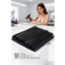 Findit 7mm Profesyonel Seri Ultra Güçlü Ince Siyah Sıcak Silikon 1 kg