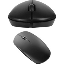 Siyah Kablosuz Mouse Wireless Mouse Minimal Tasarım - TK002M-6VU6Z1