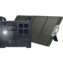 Initial Entropy Energy Solar Performans Paketi (SINGO2000PRO Taşınabilir Güç Kaynağı + SP200 Taşınabilir Solar Panel)