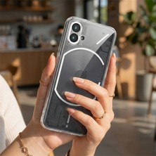 Caseonn Nothing Phone 1 Kılıf Transparan Silikon Koruma Şeffaf