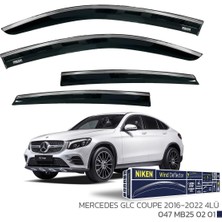 Mercedes Glc Coupe 2016-2022 - Kromlu Cam Rüzgarlığı 4lü Parça