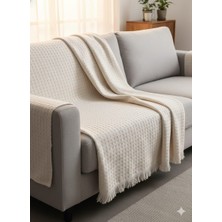 A.Z.H. Windores 170x230cm. Çok Amaçlı Naturel Koltuk,Kanepe, Divan, Çekyat Için  Dekoratif Koltuk Örtüsü