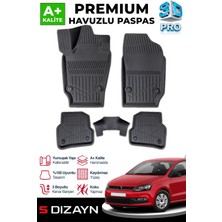 S-Dizayn Vw Polo 4 3D Pro Havuzlu Paspas 2002-2009 A+ Kalite