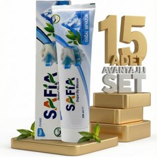 Safia Diş Macunu Yeşil Çay ve Himalaya Tuzu 15X100 ml