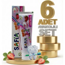Safia Çocuk Diş Macunu 6X60 ml