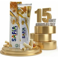 Safia Diş Macunu Misvak ve Propolis 15 Adet 100 ml Florür İçermeyen Doğal Ağız Bakım Ürünü