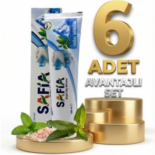Safia Diş Macunu Yeşil Çay ve Himalaya Tuzu 6X100 ml