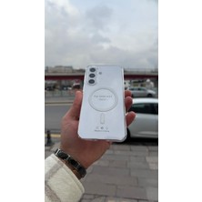 İzel Aksesuar Samsung Galaxy A37 5g Sert Pc Sararmaz Magsafe Şeffaf Kılıf