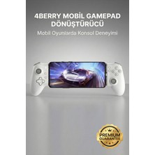4Berry Telefon Gamepad Dönüştürücü - Android/IOS Uyumlu Mobil Joystick Oyun Kolu