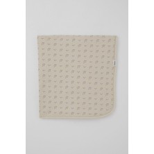 Breeze Yenidoğan Bebek Battaniyesi Desenli Standart, Bej