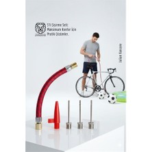 Findit 5’li Şişirme Seti: Futbol, Bisiklet ve Deniz Ekipmanları Için Master Adaptör Kiti