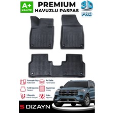 S-Dizayn Ford Explorer 3D Pro Havuzlu Paspas 2025 Üzeri A+ Kalite