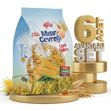 Afia Ballı Ruşeymli Mısır Gevreği 6X450 gr