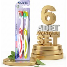 Safia 1+1 Yetişkin Diş Fırçası X6