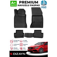 S-Dizayn Mercedes Cla 3D Pro Havuzlu Paspas 2013-2019 A+ Kalite