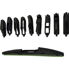 9 Aparatlı Hibrit Arka Silecek Kilitli Model 28 cm / Cası9-28