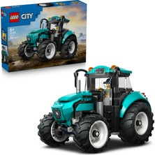 LEGO® City Traktör - Çiftçi Minifigürlü Çiftlik Oyuncak Yapım Seti - 6 Yaş ve Üzeri Çocuklar İçin Hediye - 60498