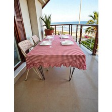 Fırfırlı Pötikare Masa Örtüsü