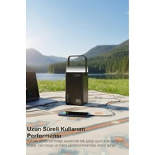 Vesta Aksesuar 80.000 Mah Süper Kapasiteli LED Işıklı Powerbank – Hızlı Şarj, Usb-C & Çoklu Cihaz Desteği