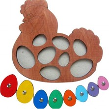 LTG Nova Tavuk Şekilli Renkli Yumurta Puzzle
