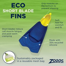 Zoggs Eco Short Blade Fins Unisex Palet