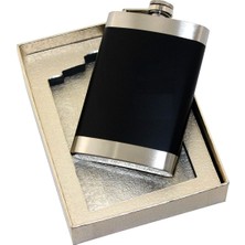 Ssteel Mat Düz Paslanmaz Çelik Cep Matarası 260ML