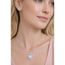 Shemora Yonca Tasarım Çelik Takı Set