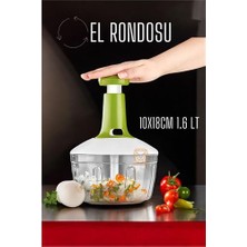 Marsilyan Turk Pratik El Rondosu Üstten Basmalı 1.6 Litre 10X18CM