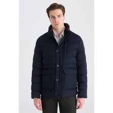 D'S Damat Ds Damat Regular Fit Lacivert Düz Mont 5HC071521010M