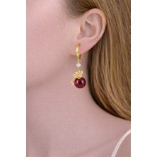 Shemora Inci Detaylı Çelik Küpe