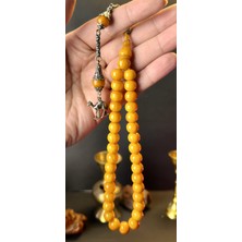 Kehribarkolik Eski Miskevi Bağa Mehmet Emin Bozkurt 9*10MM. 35GR. 9 Gr. Gümüş