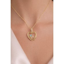 Shemora Anne Yazılı Kalp Açılabilir Çelik Kolye