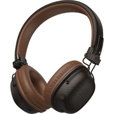 Hoco. W64 Earl 2 Bluetooth 5.4 Destekli Kablosuz Kulaklık – Kahverengi