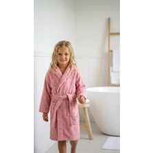 Minteks Soft %100 Pamuk Kapüşonlu Çocuk Bornozu