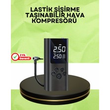 USB Şarjlı Taşınabilir Hava Kompresörü Dijital Ekranlı - TK002M-6VRV20