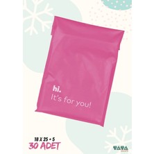 Tata Craft Cepsiz 18X25+5 Renkli Kargo Hediye E-Ticaret Hediye Ambalaj Poşeti Lüx