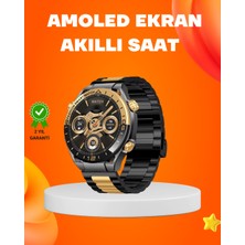 Amoled Akıllı Saat IP67 Su Geçirmez 3 Bileklikli Sağlık Takipli - TK002M-6VRHM6