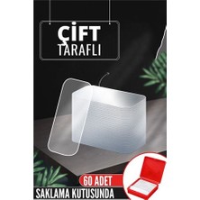 Hsnet Pvc Nano Çift Taraflı Yapıştırıcı 60 Adet Sonsuz Alanda Kullanım  - TK002M-6W1N50