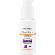 Neutrogena Clear Face SPF60 Güneş Koruyucu Yüz Serumu 50ML