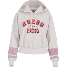 Guess Berthe Modal Karışımlı Kadın Scuba Sweatshirt V6RQ02KCAY2