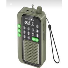 Nivego Bluetooth Şarjlı Radyo USB & Tf Kart Okuyucu Deprem Çantasına Uygun Fm Radyo - Mini Hoparlör