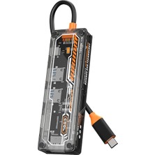 Ally 6in1 Type-C To Usb3.0 + Usb2.0 + Type-C Pd 100W + Sd + Tf + HDMI  Çoğaltıcı - TK002M-6XRUE