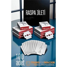 Hsnet Raspa Topuk Jileti 100 Lu Paket  Ayak Taban Nasır Yedek Jileti  - TK002M-6W1WO8
