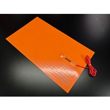 Sern Açık Büfe Esnek Silikon 50X29CM Yapışkanlı Termikli Isıtıcı Rezistans 1500W 230V R1082